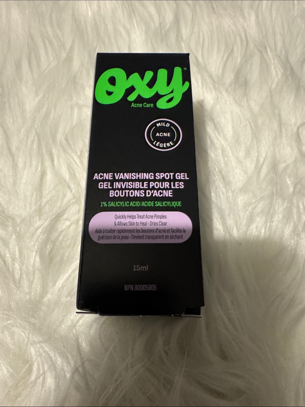 OXY Acne Vanishing Spot Gel – 15ml (Black & Green)